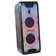 Gemini Dual 8-inch Rechargeable Bluetooth Party Speaker With Led Lights Gls-880
