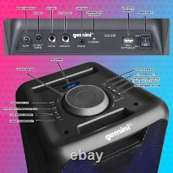 Gemini GLS-550 Portable Rechargeable Bluetooth Party Speaker