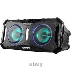 Gemini SoundSplash Floating Wireless Portable, Party LED Lightshow 420W (8in)