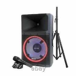 Gemini Wireless Portable Big Bluetooth Outdoors Lights Waterproof Party Speakers