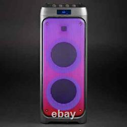 Goodmans Bluetooth USB Party LED Mega Bass Home Hi-Fi Stereo Speaker System