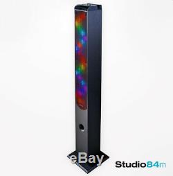 Goodmans Large Bluetooth Party Tower Speaker With Sound Responsive LED Lights