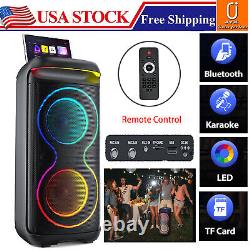 Home Powerful Bluetooth Party Speaker 3D Stereo Sound TWS 500W 6.5 Subwoofer