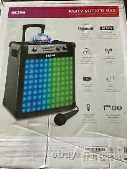 ION Audio Party Rocker Max Rechargeable Portable Wireless Bluetooth Speaker