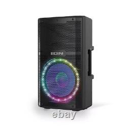 ION Audio Total PA Titan 500W High-Power Speaker System Colorful Party Lights IP