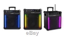 ION Block Rocker Max Bluetooth Speaker Parties Outdoor Light Show 100With Channel