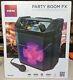 Ion Party Boom Fx High-power Rechargeable Bluetooth Speaker With Lights New