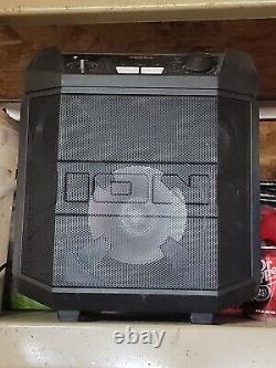 ION Party Boom High-Power Rechargeable Speaker System with Lights Black