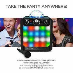 ION Party Rocker Effects Portable Bluetooth Speaker Machine with Karaoke Mi