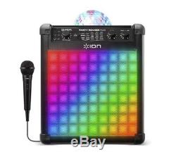 ION Party Rocker Max Wireless Rechargeable Speaker Multi-Effect Party Lights