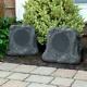 Innovative Technology Pair Of Solar Charging Bluetooth Outdoor Rock Speakers