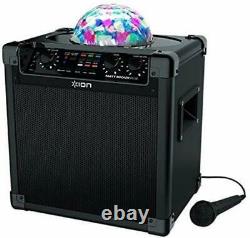 Ion Audio MAIN-80512ION Audio Party Rocker Plus Rechargeable Speaker with Spin