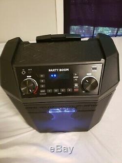 Ion Audio Party Boom Bluetooth Wireless Speaker System 100-Watt Color-Changing