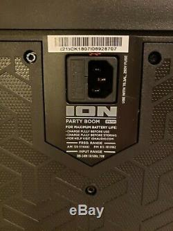 Ion Audio Party Boom Bluetooth Wireless Speaker System 100-Watt Color-Changing