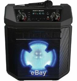 Ion Audio Party Boom Portable BLUETOOTH Audio System Speaker w Microphon IPA101