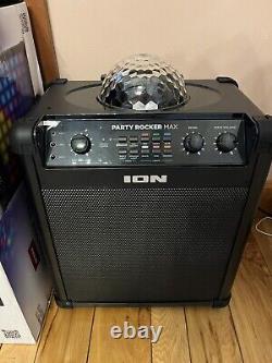 Ion Audio Party Rocker Max 100w Portable Wireless Rechargeable Speaker System