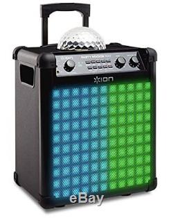 Ion Audio Party Rocker Max Wireless Rechargeable Speaker with Multi-Effect Disco