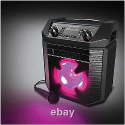 Ion Party Boom 100W High-Power Rechargeable Speaker with Lights, Bass Boost