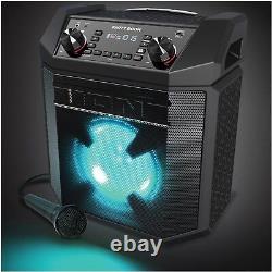 Ion Party Boom FX- 100W High-Power Rechargeable Speaker with Lights, Bass BoostT
