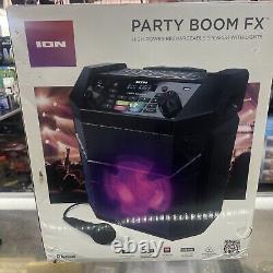 Ion Party Boom FX High-Power Bluetooth Powered Speaker READ DESCRIPTIONS