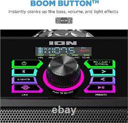 Ion Party Rocker Max Portable Speaker With Customizable Party LightsT