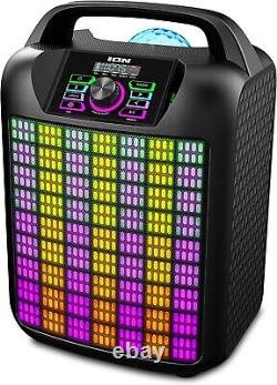 Ion Party Rocker Max Portable Speaker With Customizable Party LightsT