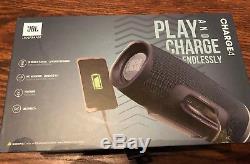 JBL CHARGE 4 Waterproof Portable Bluetooth Party Speaker Blue New & Sealed
