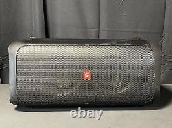 JBL PARTYBOX310 Portable Bluetooth Speaker WithParty Lights Black Used Please Read