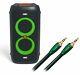 Jbl Party Box 100 Portable Bluetooth Speaker Withaudioquest Evergreen 1.5m Cable