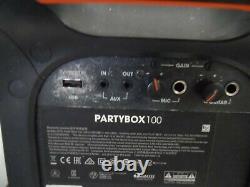 JBL Party Box 100 portable bluetooth speaker AS IS #1275