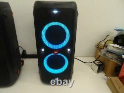JBL Party box 300 Portable Party Speaker Black Tested #002