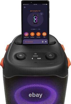 JBL PartyBox 110 Portable Party Speaker with Built-in Lights, Powerful Sound