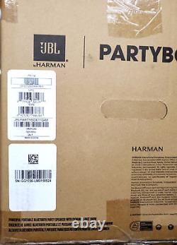 JBL PartyBox 110 Portable Party Speaker withBuilt-in Lights Powerful Sound & Bass