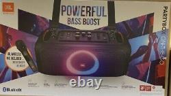 JBL PartyBox On-The-Go A Portable Karaoke Party Speaker, 100W Power Output