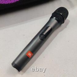 JBL PartyBox On-The-Go Portable Karaoke Party Speaker 100W BENT MIC NO REMOTE