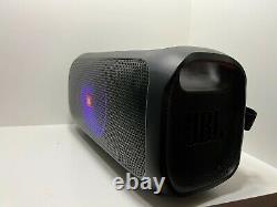 JBL PartyBox On-The-Go Portable Karaoke Party Speaker Black B08HG2YC65 Working