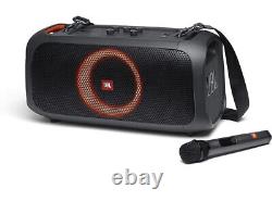 JBL PartyBox On-The-Go Portable Karaoke Party Speaker New
