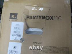 JBL PartyBox110 Bluetooth Party Speaker (JBLPARTYBOX110AM) BRAND NEW SEALED