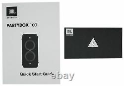 JBL Partybox 100 Portable Rechargeable Bluetooth RGB LED Party Speaker withTWS