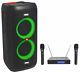 Jbl Partybox 100 Portable Rechargeable Bluetooth Rgb Party Speaker+2 Microphones