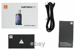 JBL Partybox 310 Portable Rechargeable Bluetooth RGB LED Party Speaker withTWS