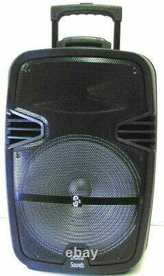 JUMBO 4600 Watts 15 Wirelessly Portable Party Bluetooth Speaker With Microphone