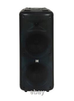 KODAK KD-PRPS1758 Tower Party Speaker with Dual 10 Speakers & Karaoke Mic
