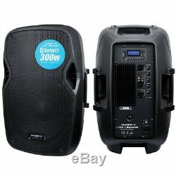 Kam 300W 10 Active Bluetooth Powered Speaker DJ House Party Speaker USB SD