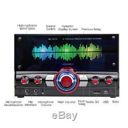 Karaoke Party Machine System Bluetooth Speaker PA Jukebox Guitar Amplifier USB