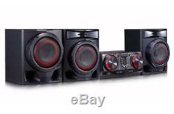 LG LOUDR XBOOM Stereo with 3 Speakers (CJ45) Karaoke Bluetooth Jukebox Party 720W