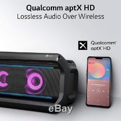 LG PK7 XBOOM Go Water-Resistant Wireless Bluetooth Party Speaker 22 Hours Black