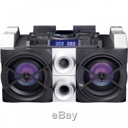 Lenco PMX-150 Party Speaker DJ Mixer LED Effects 150W RMS Bluetooth USB New