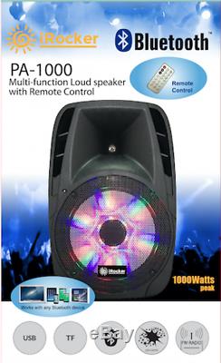 Loud Portable Speaker Large 1000W Party Stereo System Bass Wireless Bluetooth