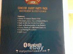 MARGARITAVILLE MTX Concert Caddy Party Pack Portable Bluetooth Speaker